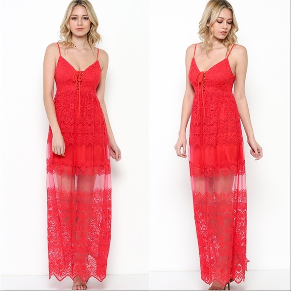 MODA ME COUTURE Dresses & Skirts - MARY Lace maxi Dress